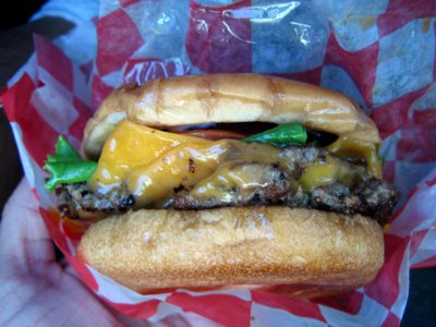 Big Hat Burger with Cheddar